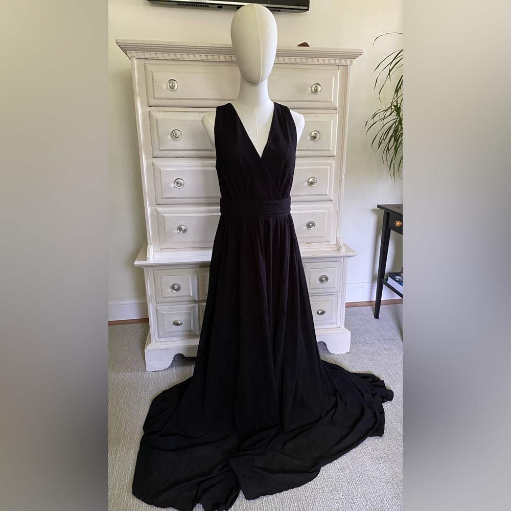 LULUS Classic Black Maxi Dress